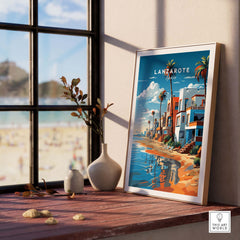 Lanzarote Travel Print