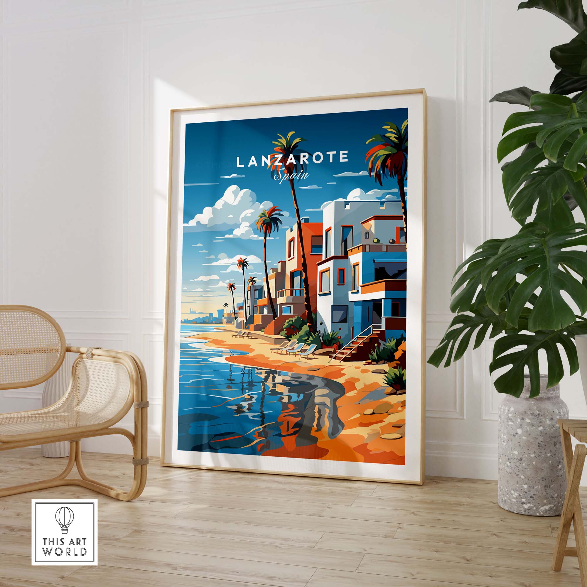 Lanzarote Travel Print
