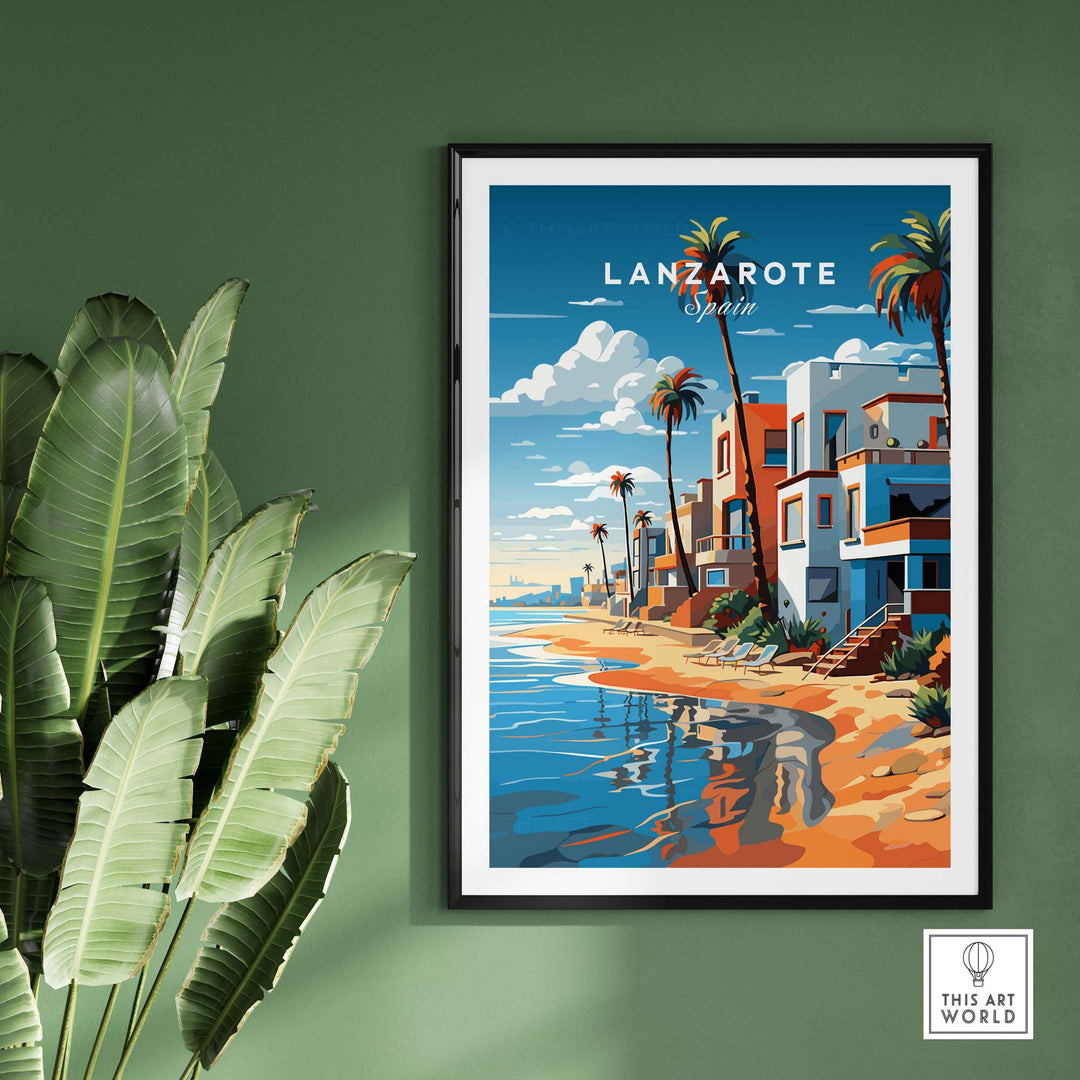 Lanzarote Travel Print