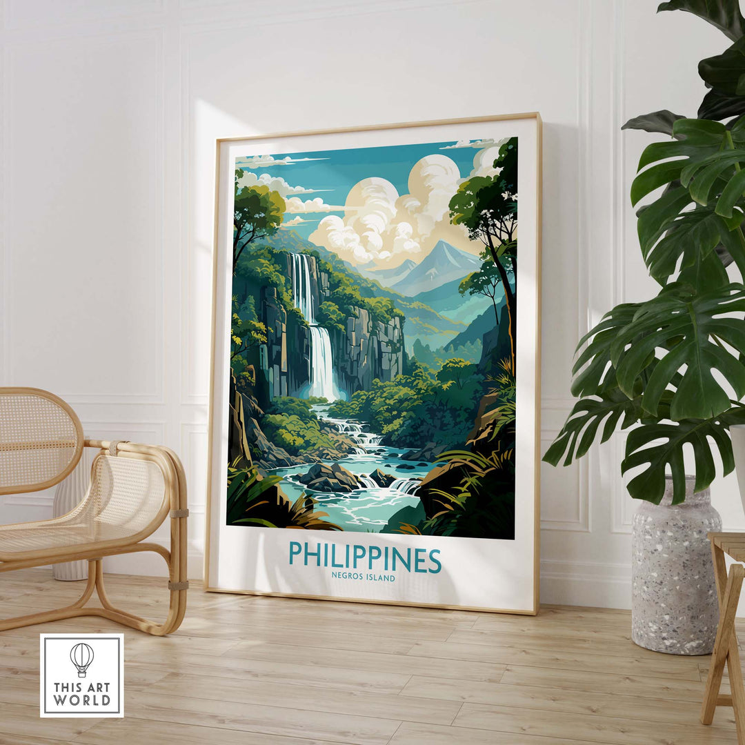 Philippines Negros Island Poster