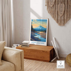 Lassen Volcanic Print