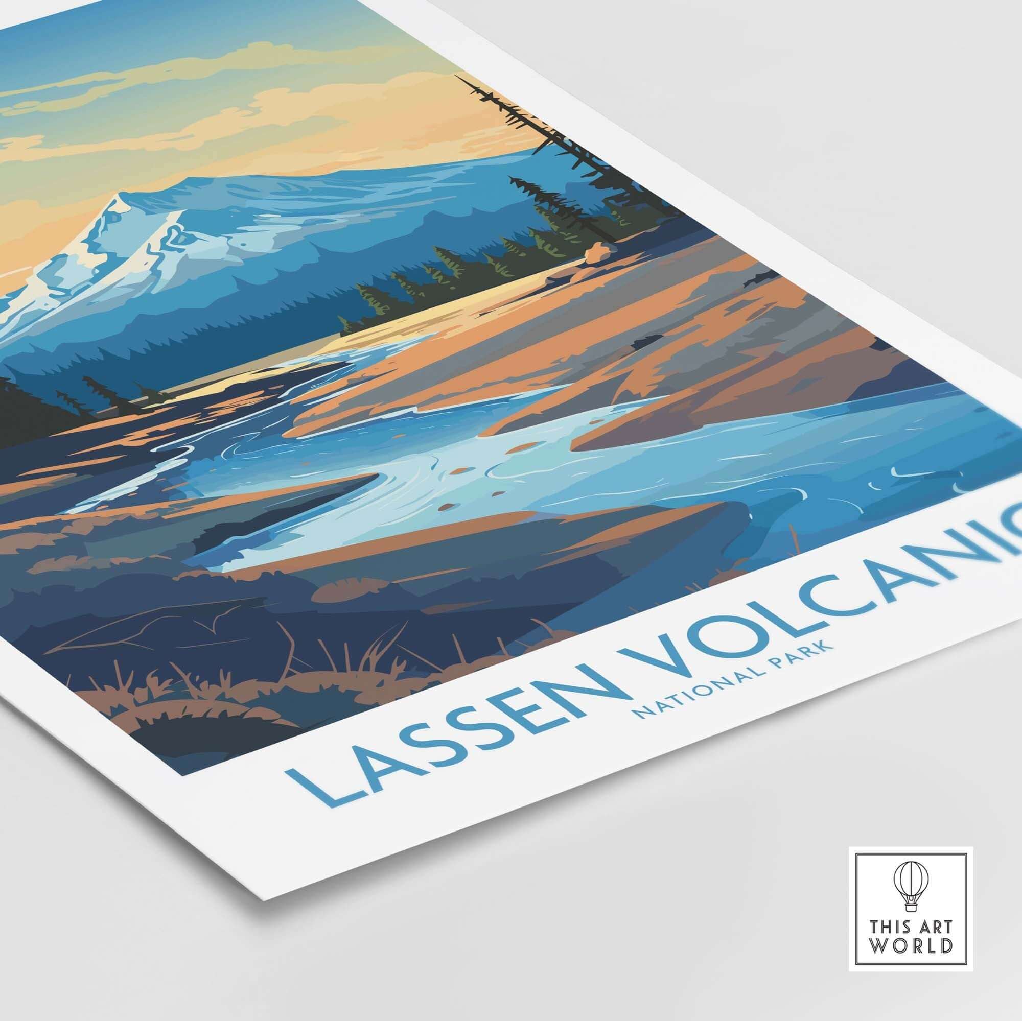 Lassen Volcanic Print