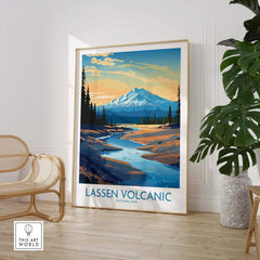 Lassen Volcanic Print