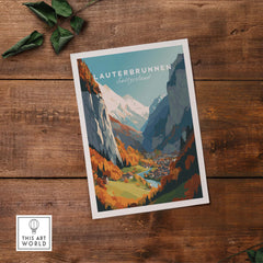 Lauterbrunnen Poster Print
