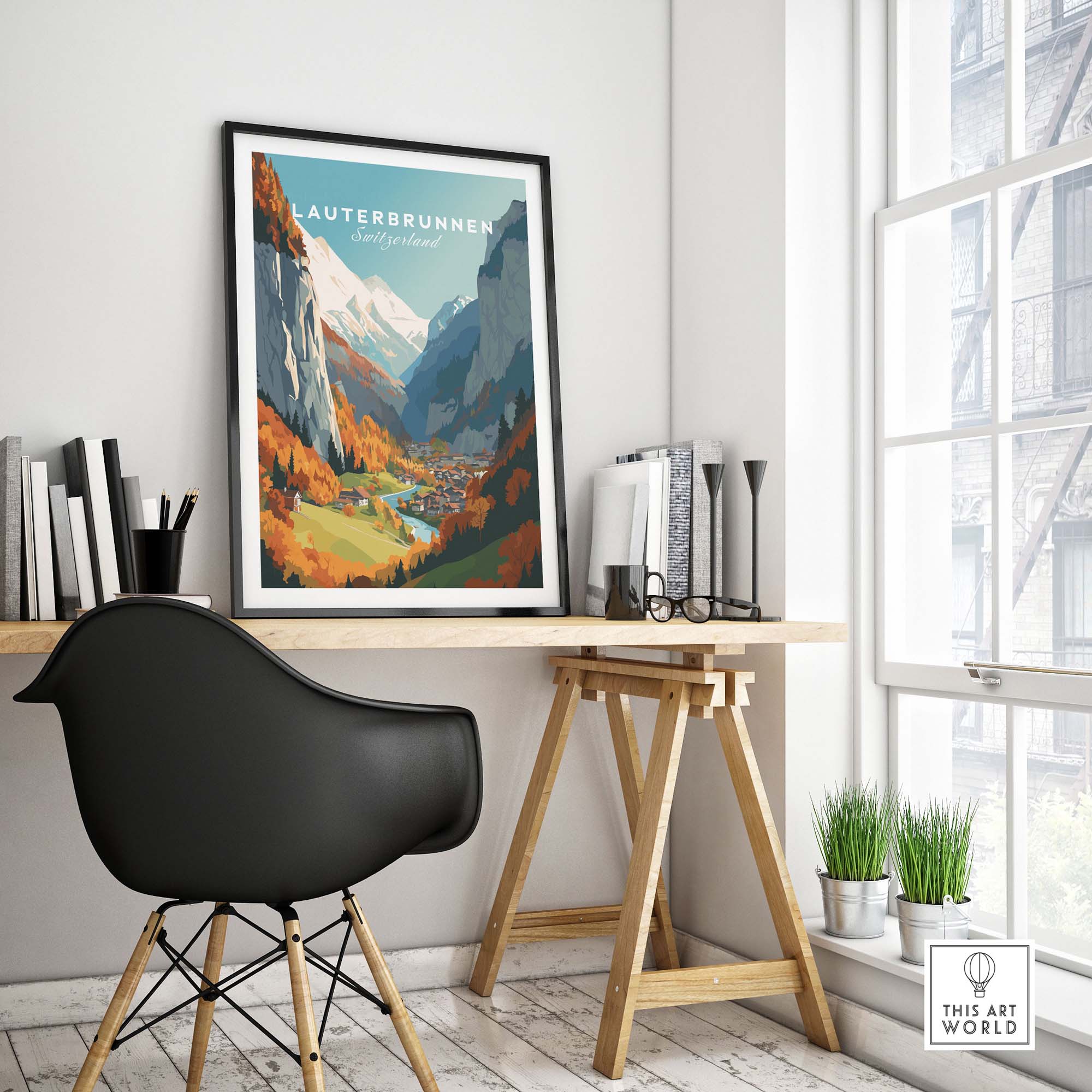 Lauterbrunnen Poster Print