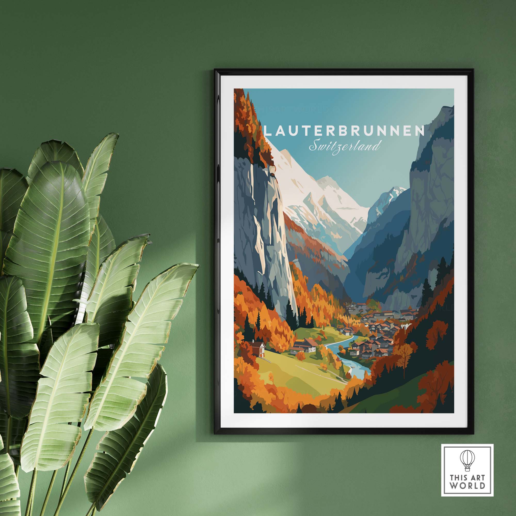Lauterbrunnen Poster Print