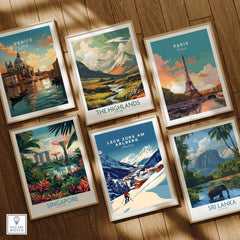 Lech Zürs am Arlberg Print Austria featuring stunning ski landscapes and picturesque scenery.