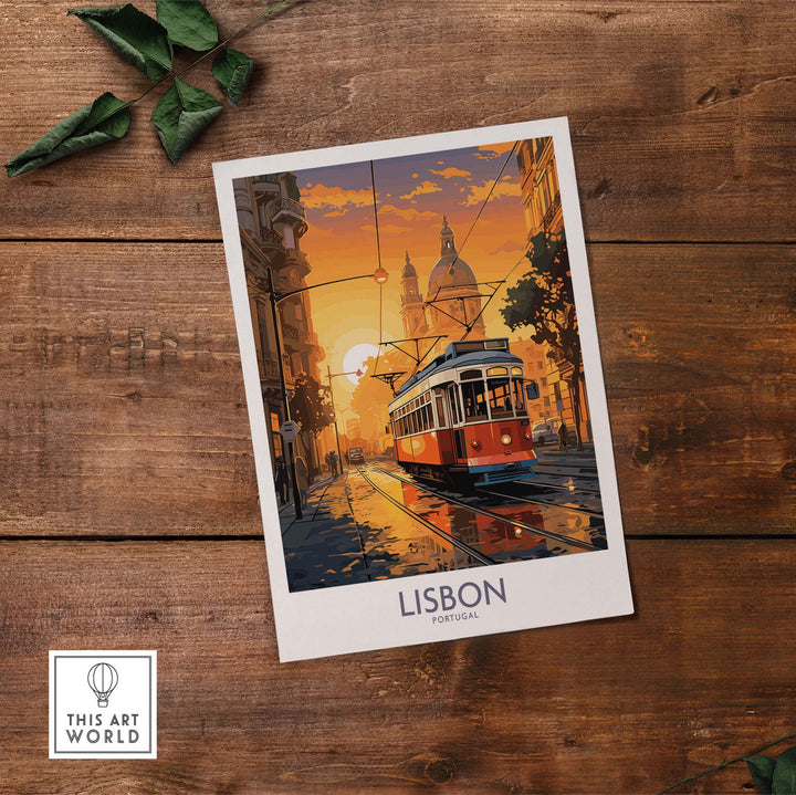 Lisbon Poster at Sunset Modern