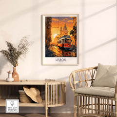 Lisbon Poster at Sunset Modern