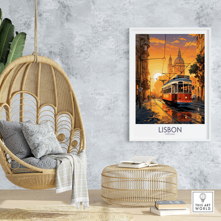 Lisbon Poster at Sunset Modern