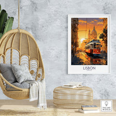 Lisbon Poster at Sunset Modern