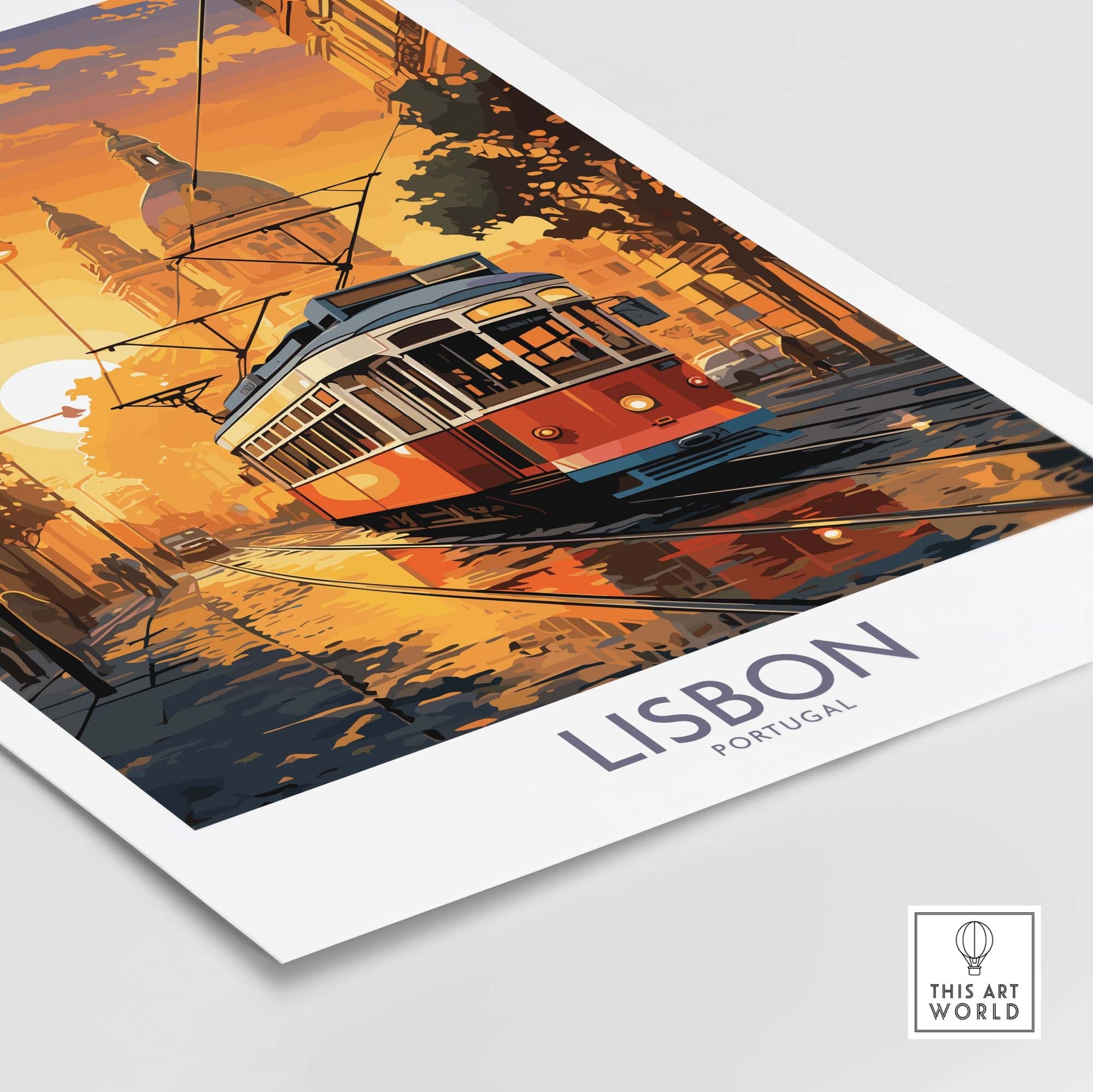 Lisbon Poster at Sunset Modern