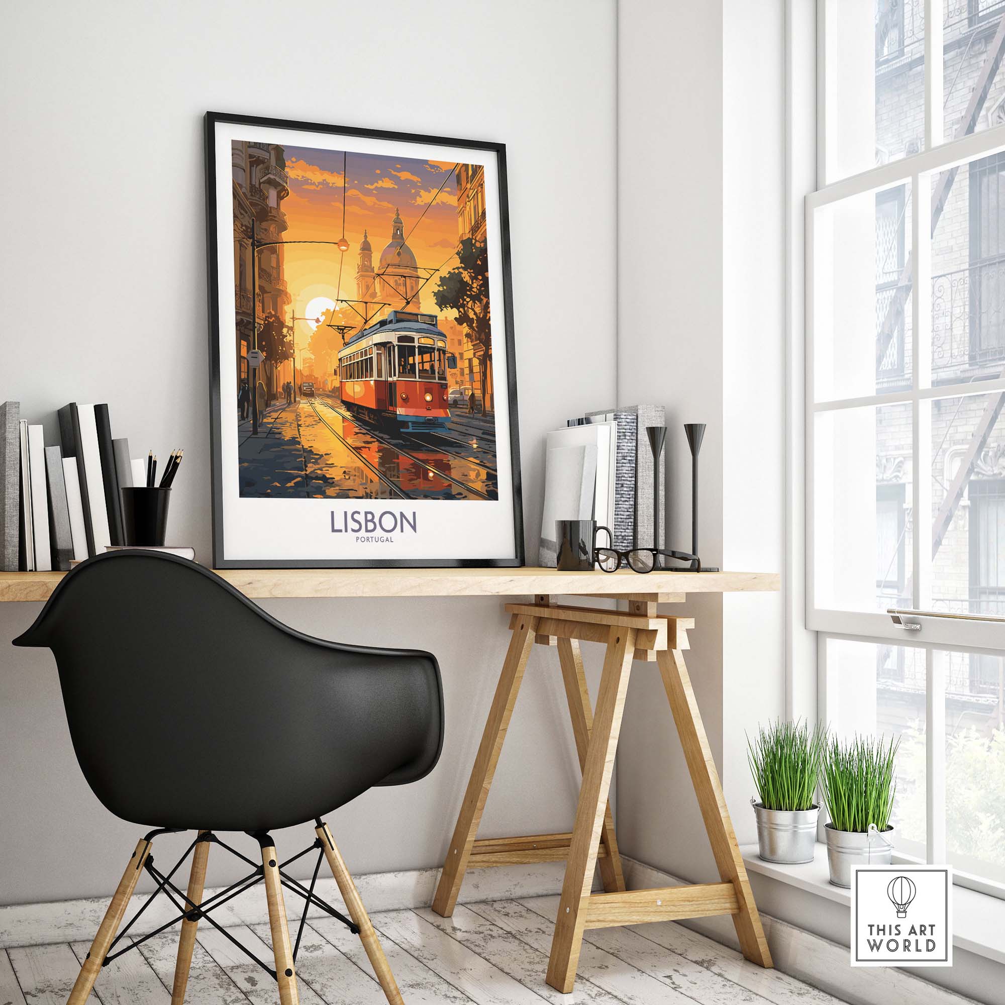 Lisbon Poster at Sunset Modern