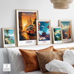 Lisbon Poster at Sunset Modern