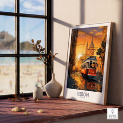 Lisbon Poster at Sunset Modern