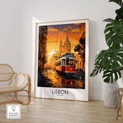 Lisbon Poster at Sunset Modern