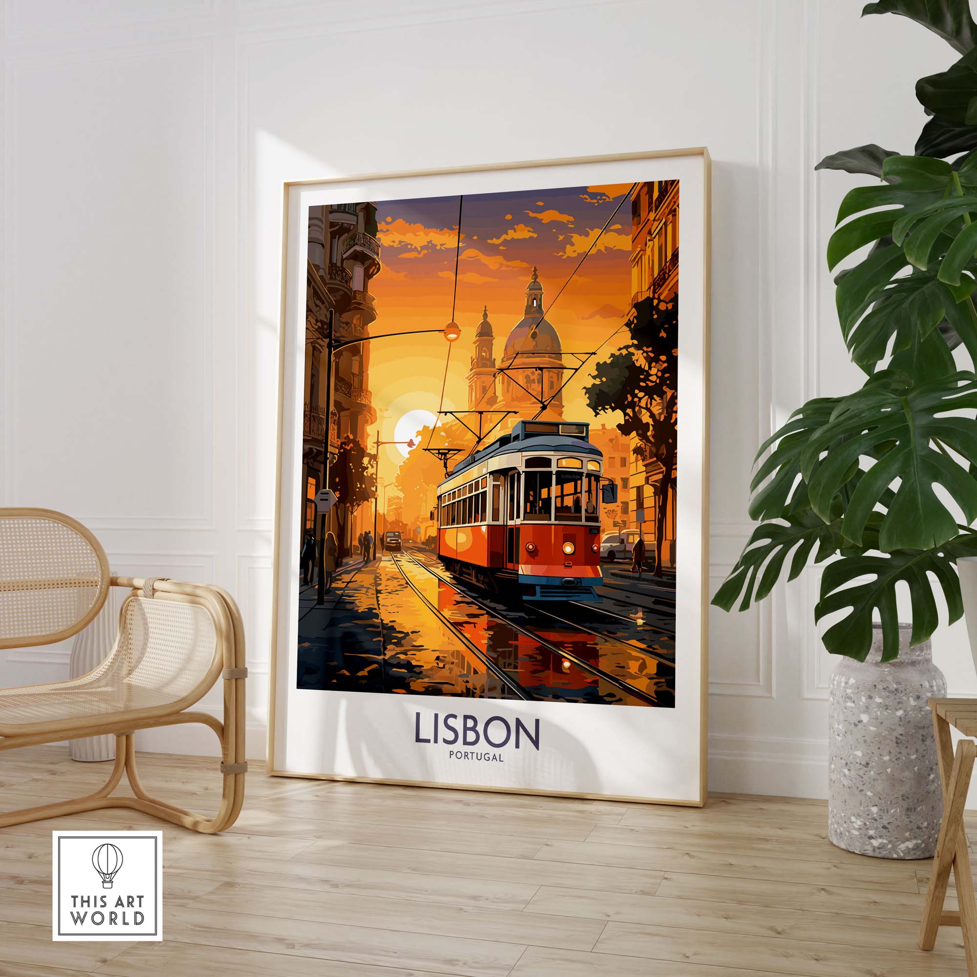 Lisbon Poster at Sunset Modern