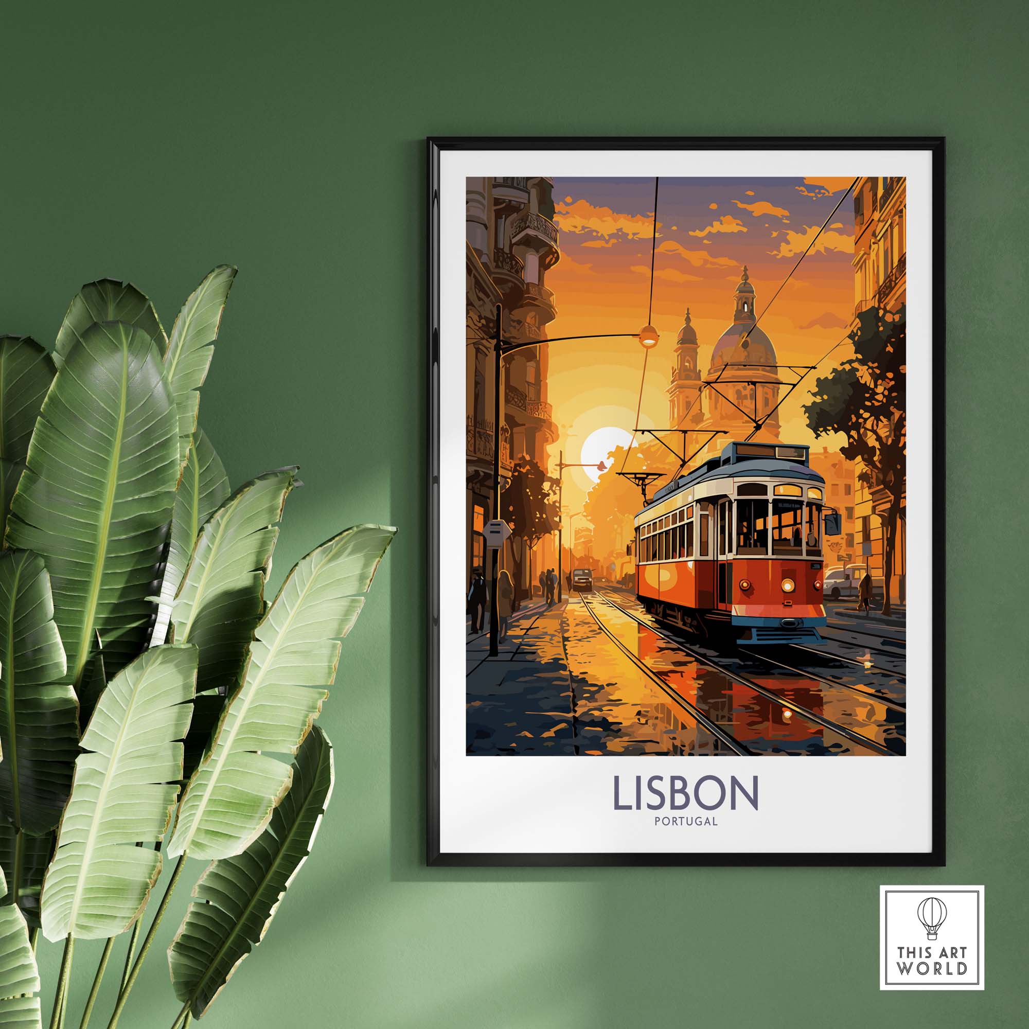 Lisbon Poster at Sunset Modern
