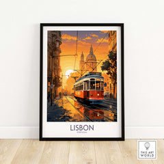 Lisbon Poster at Sunset Modern