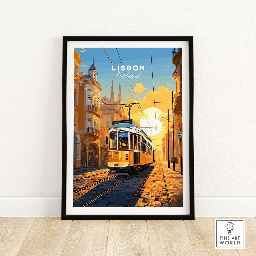 Lisbon Print with Tram