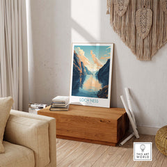 Loch Ness Print Modern