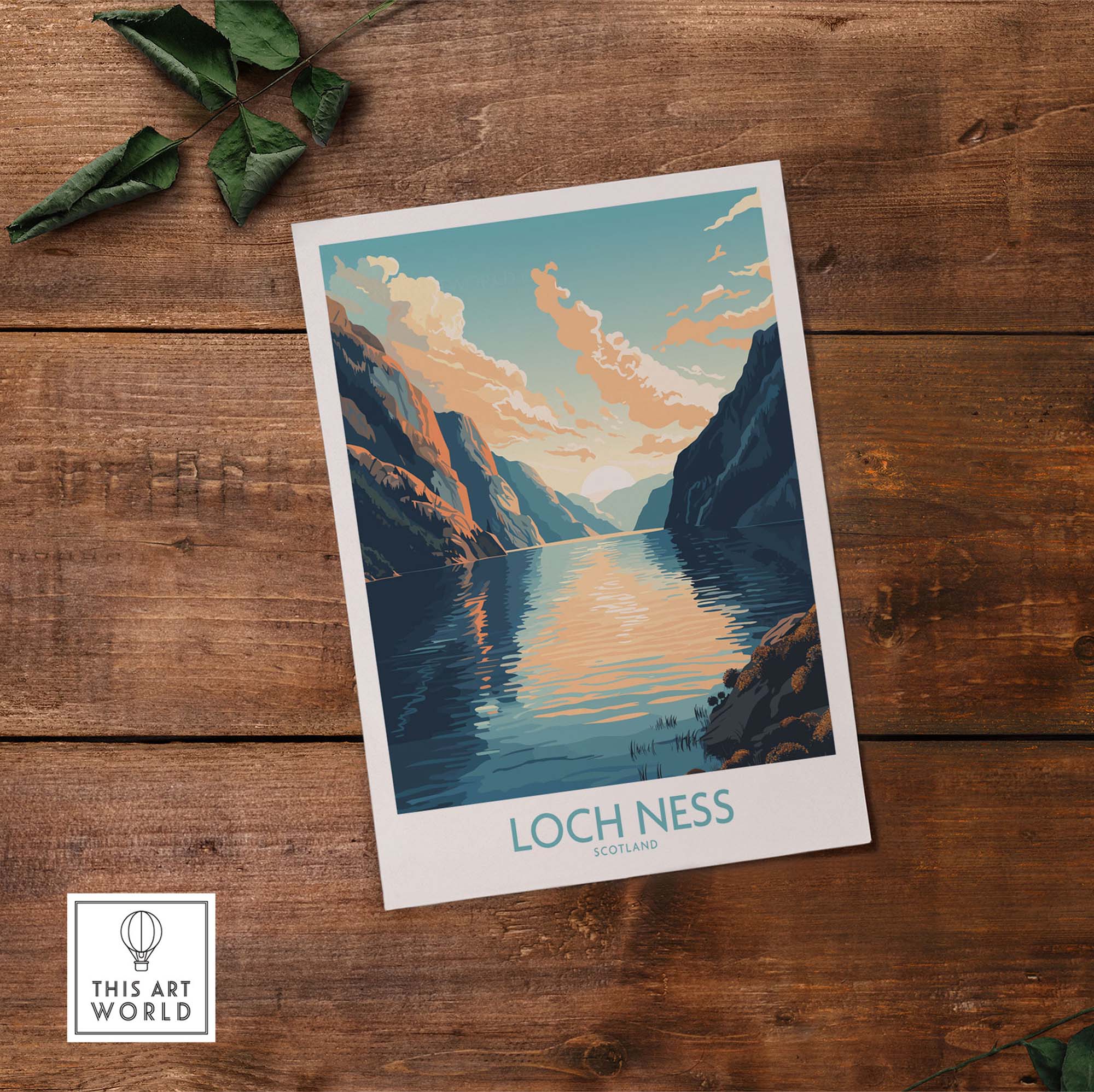 Loch Ness Print Modern