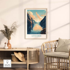 Loch Ness Print Modern