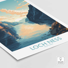 Loch Ness Print Modern