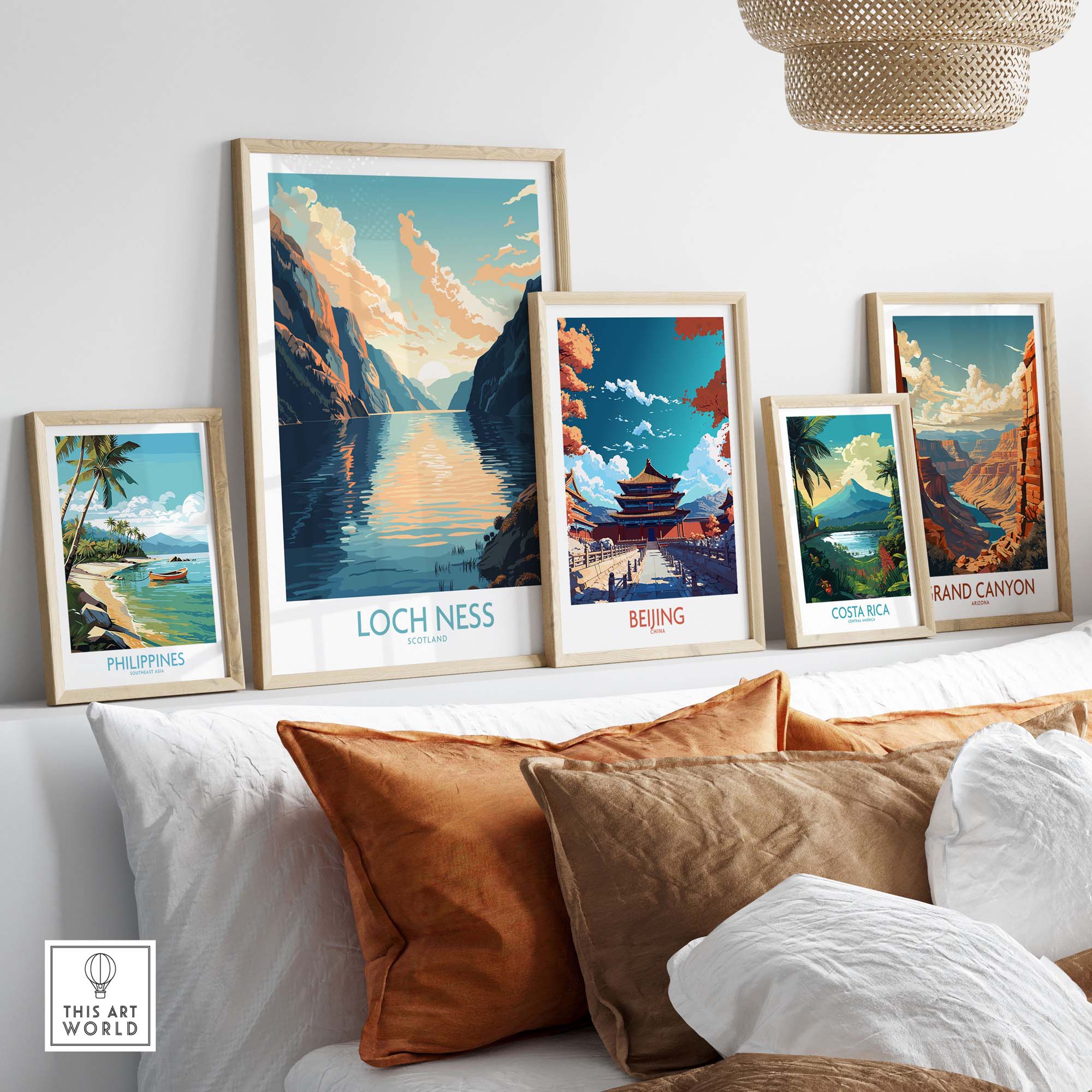 Loch Ness Print Modern