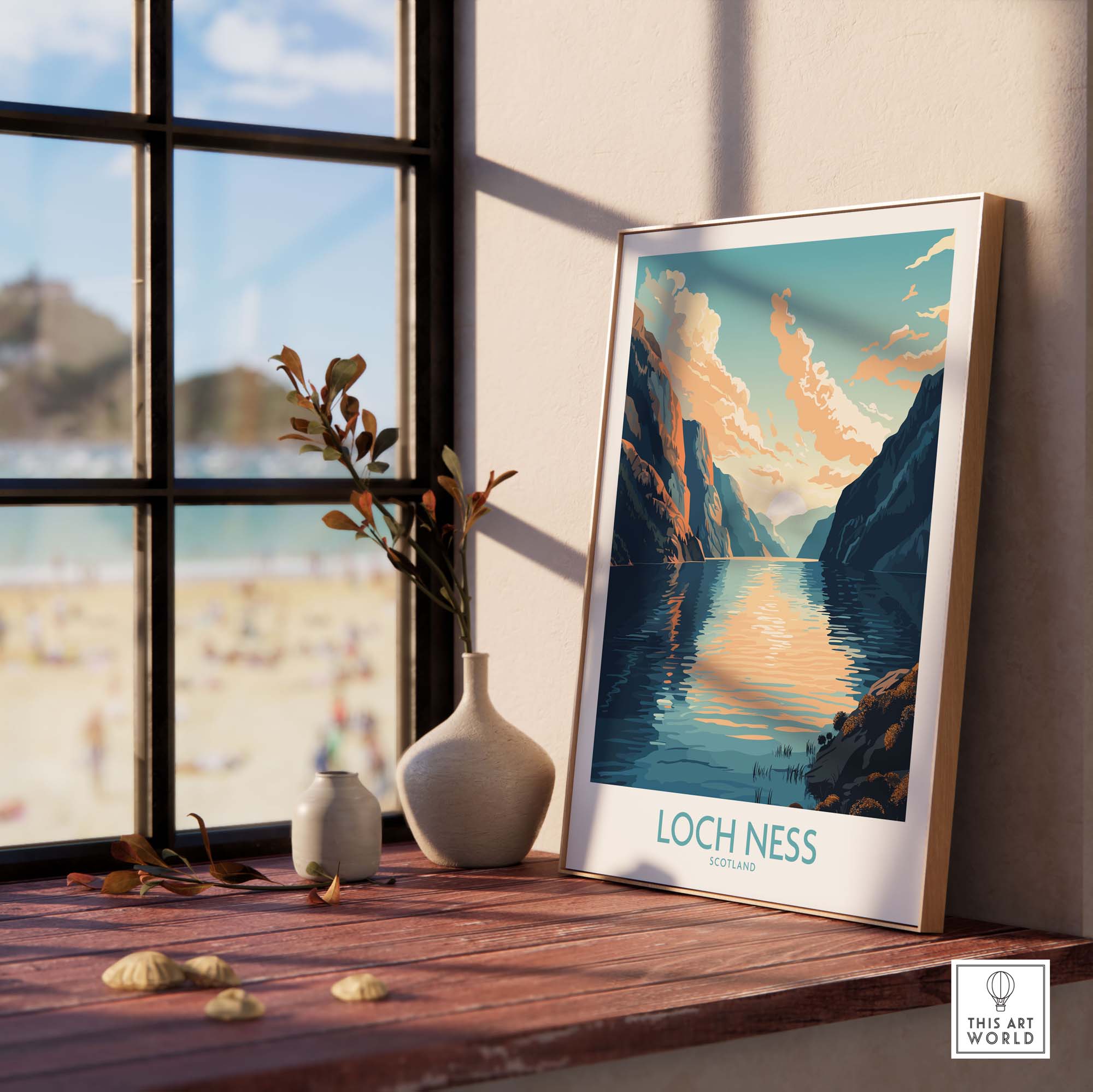 Loch Ness Print Modern