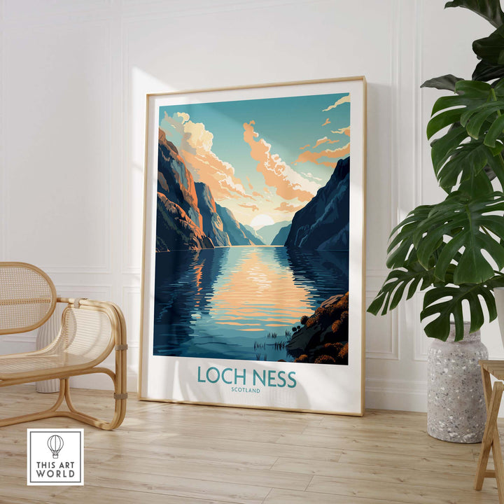 Loch Ness Print Modern