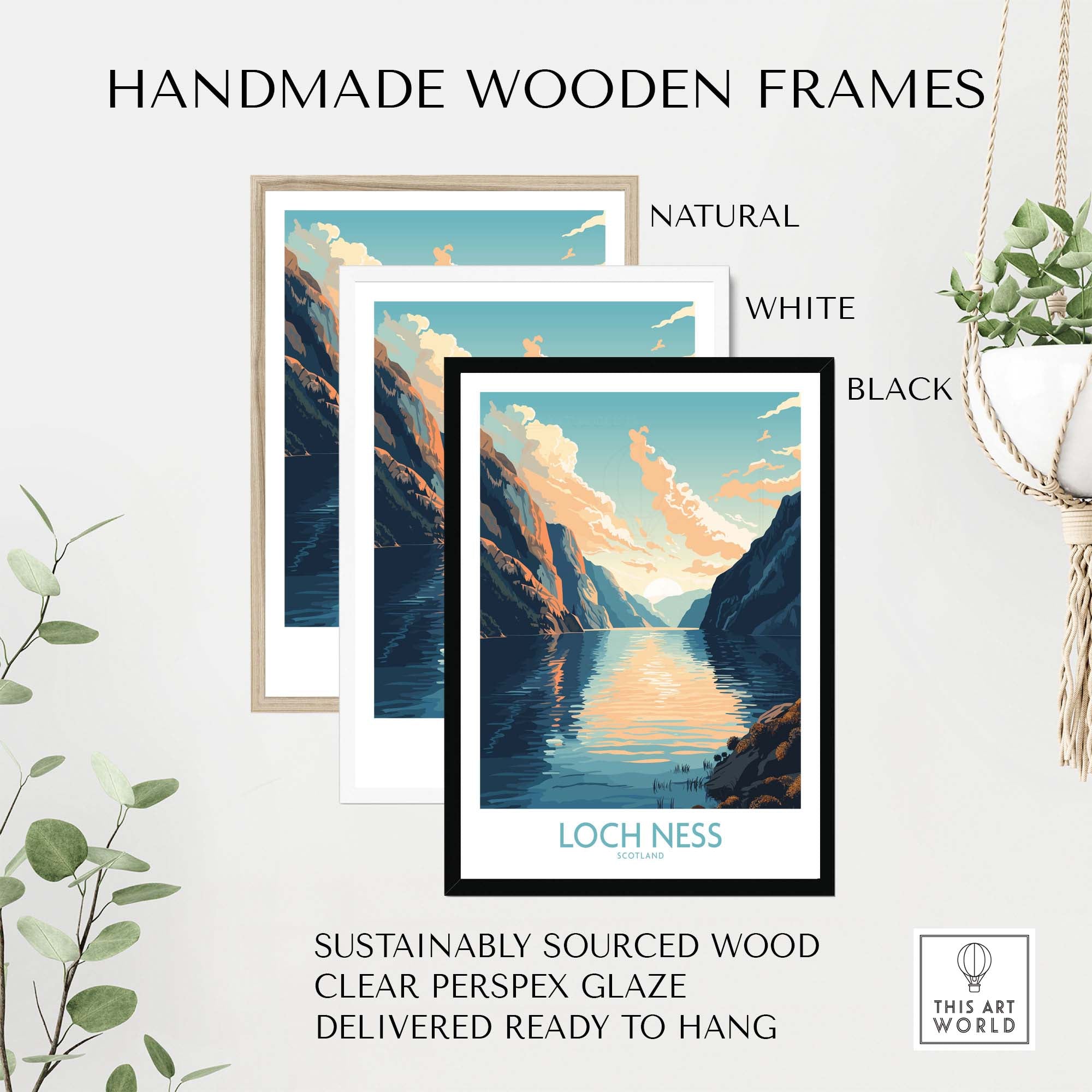 Loch Ness Print Modern