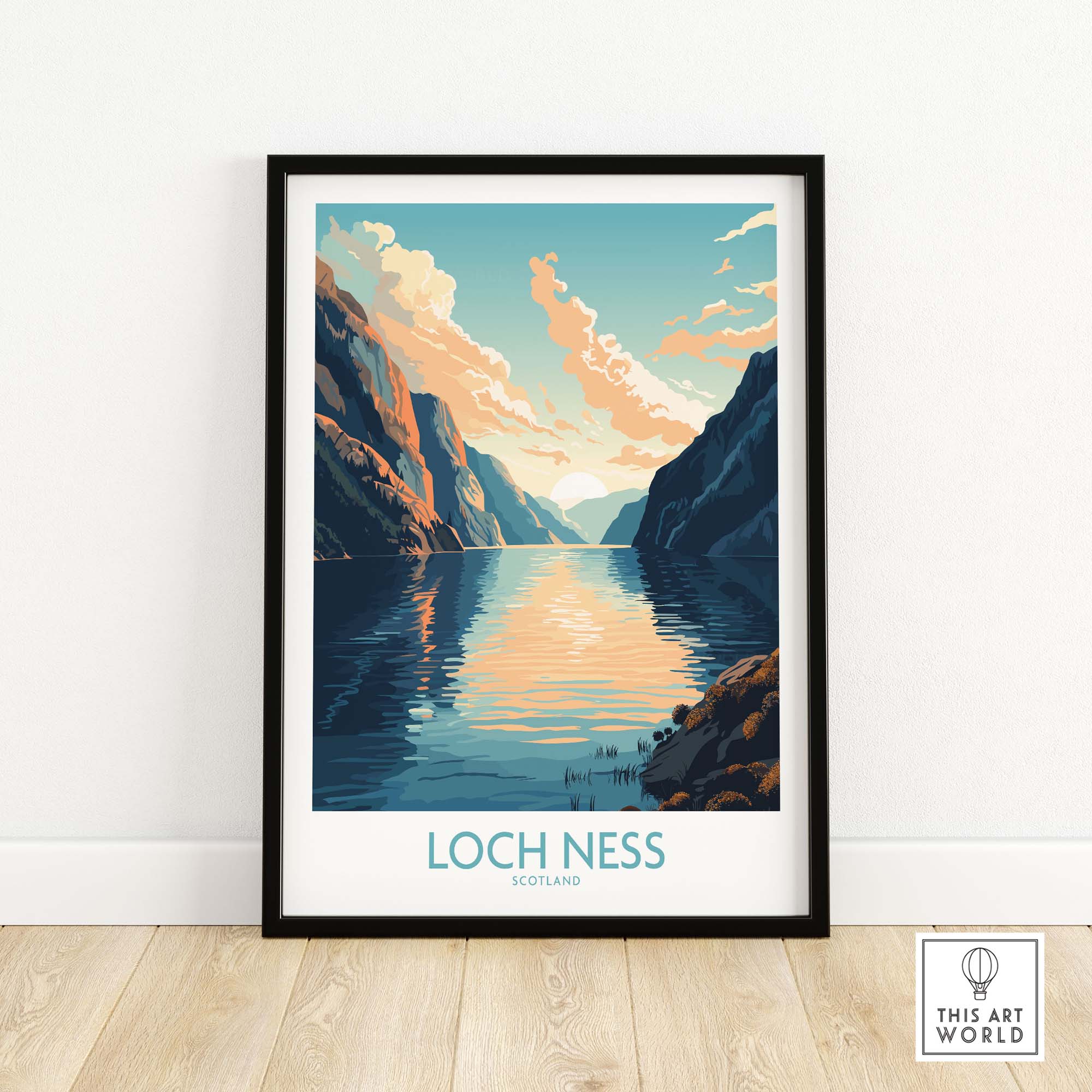 Loch Ness Print Modern