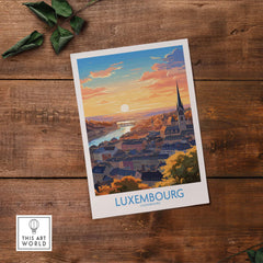 Luxembourg Poster