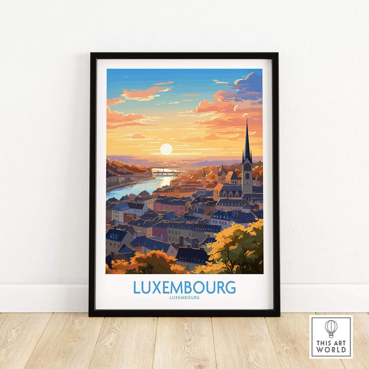 Luxembourg Poster