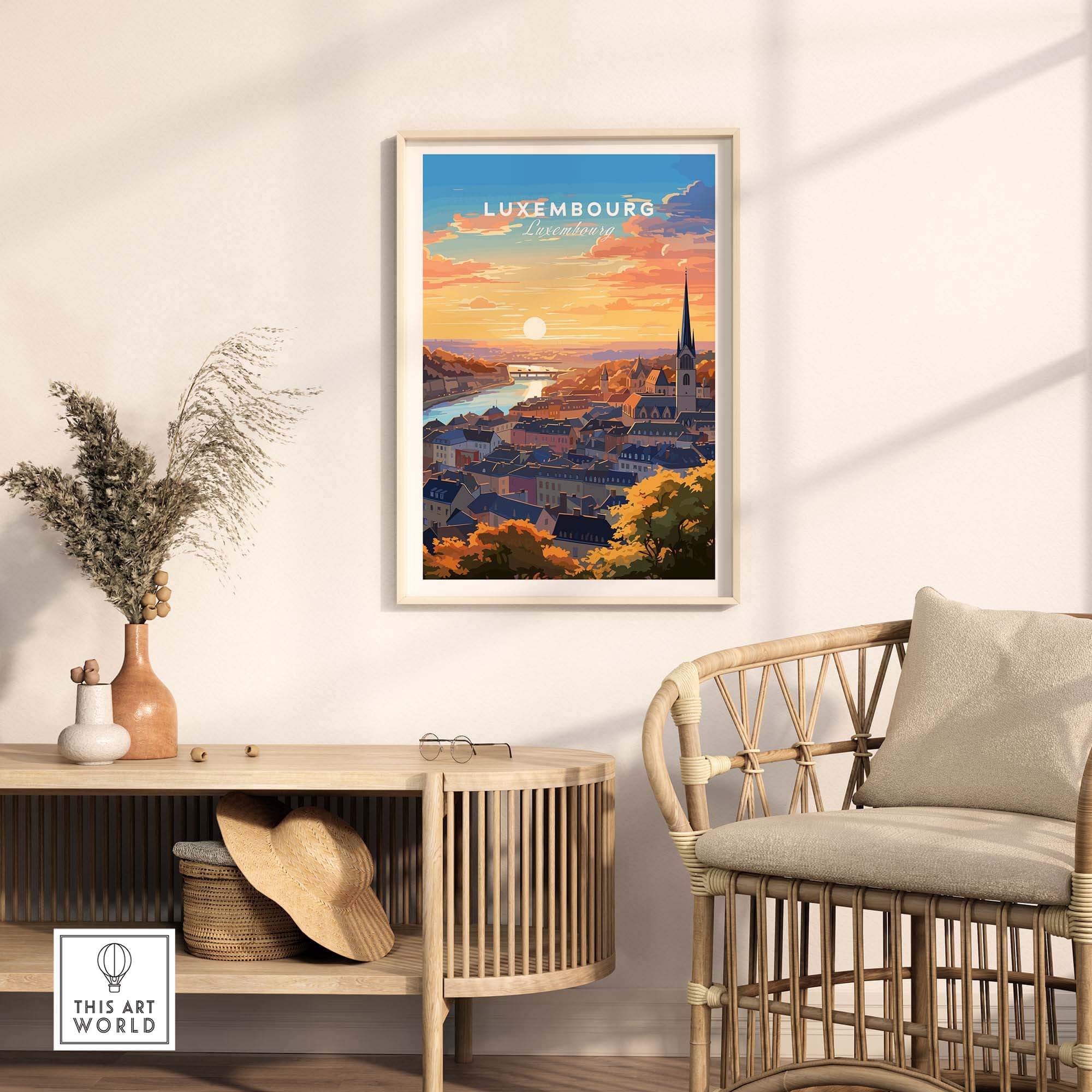 Luxembourg Print