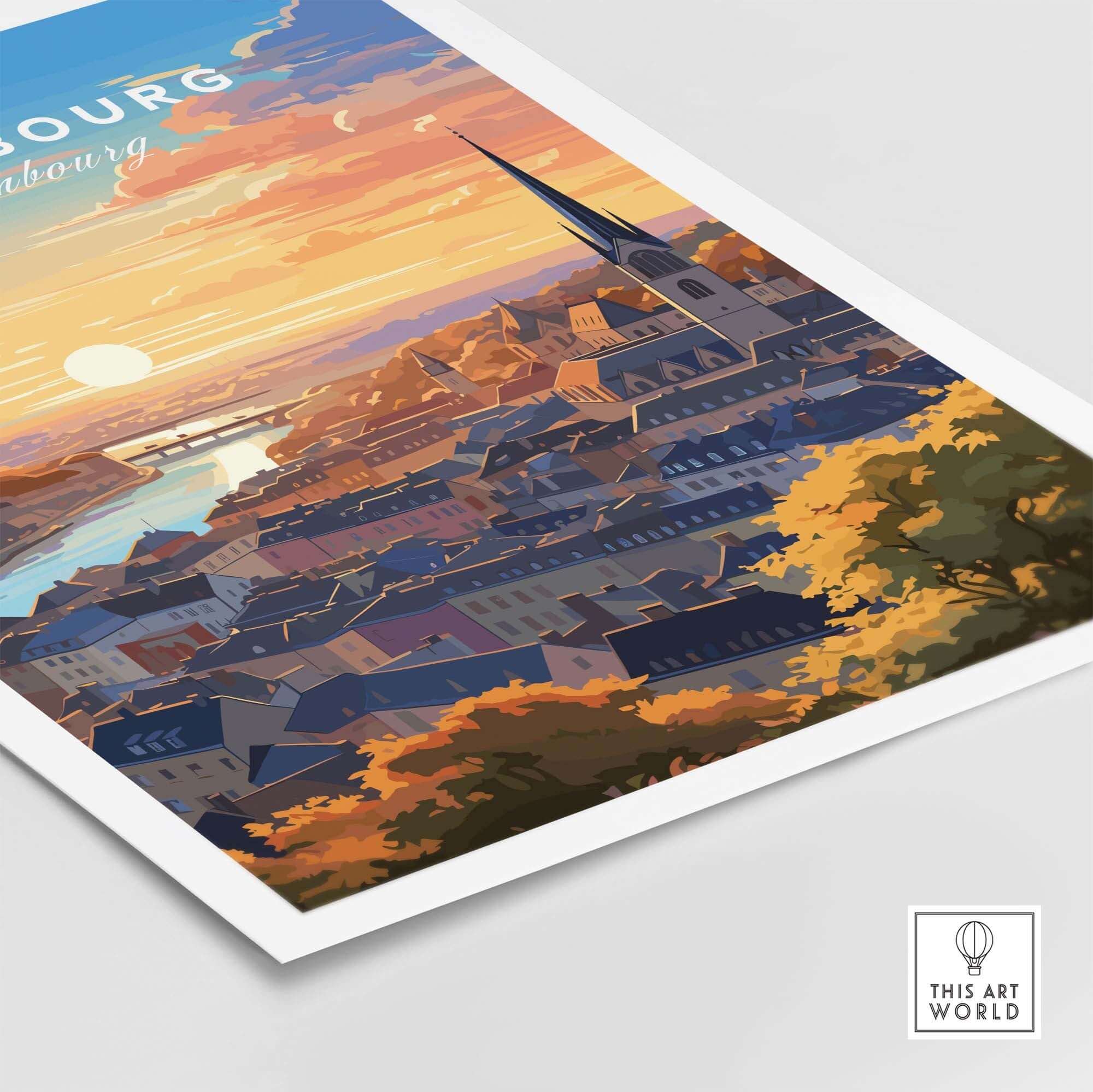 Luxembourg Print