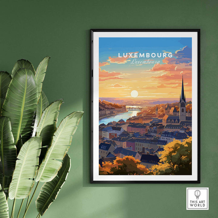 Luxembourg Print