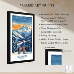 Big White Wall Art Print - British Columbia framed print showcasing stunning landscapes and professional Giclée printing.