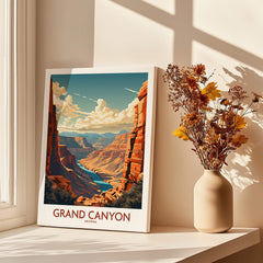 Grand Canyon Wall Art | Modern Style featuring stunning landscape view, perfect for home decor.