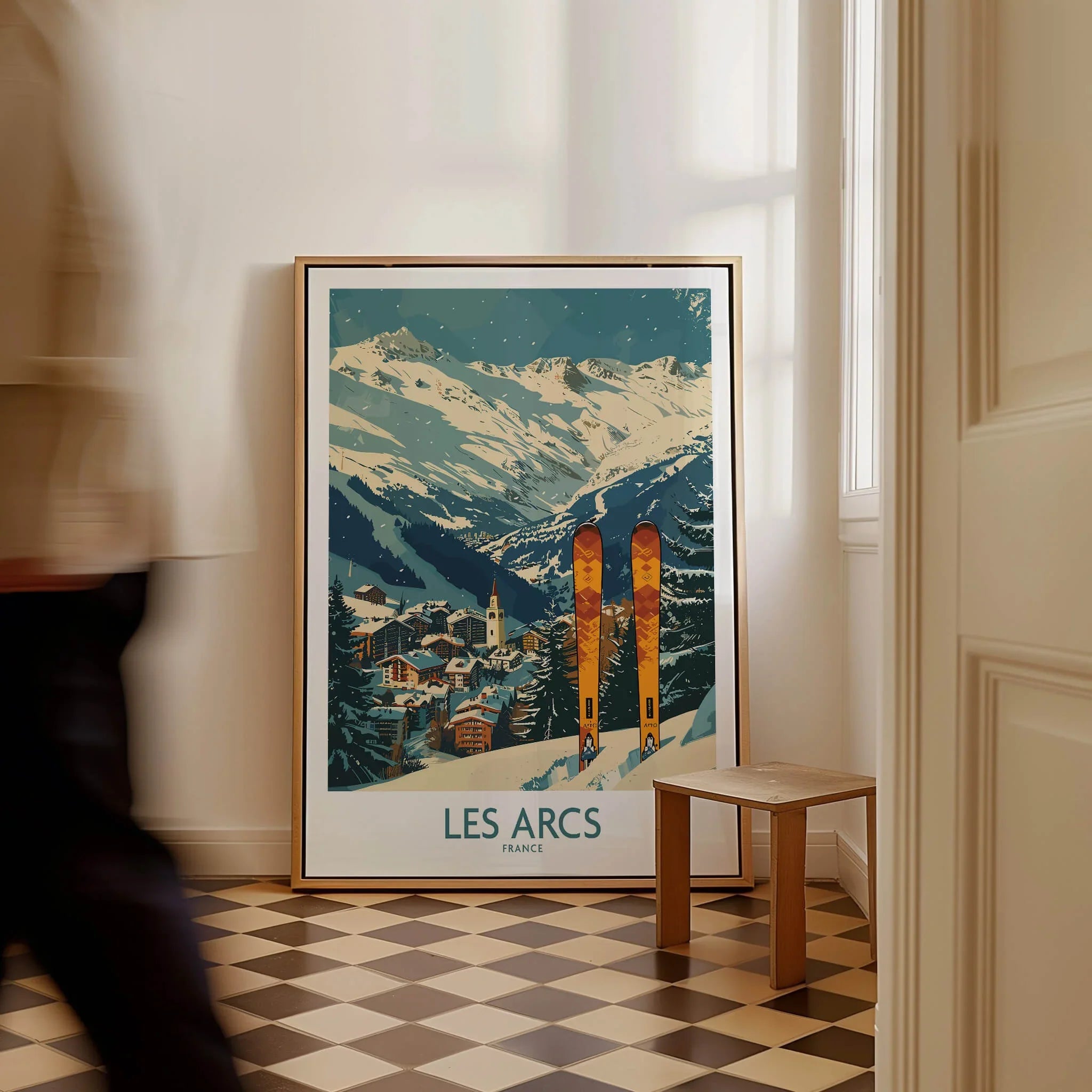 Les Arcs Wall Art – Serene French Decor – This Art World