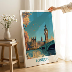 London Big Ben Wall Art | Modern Style featuring vibrant colors and stunning clarity in a chic setting.