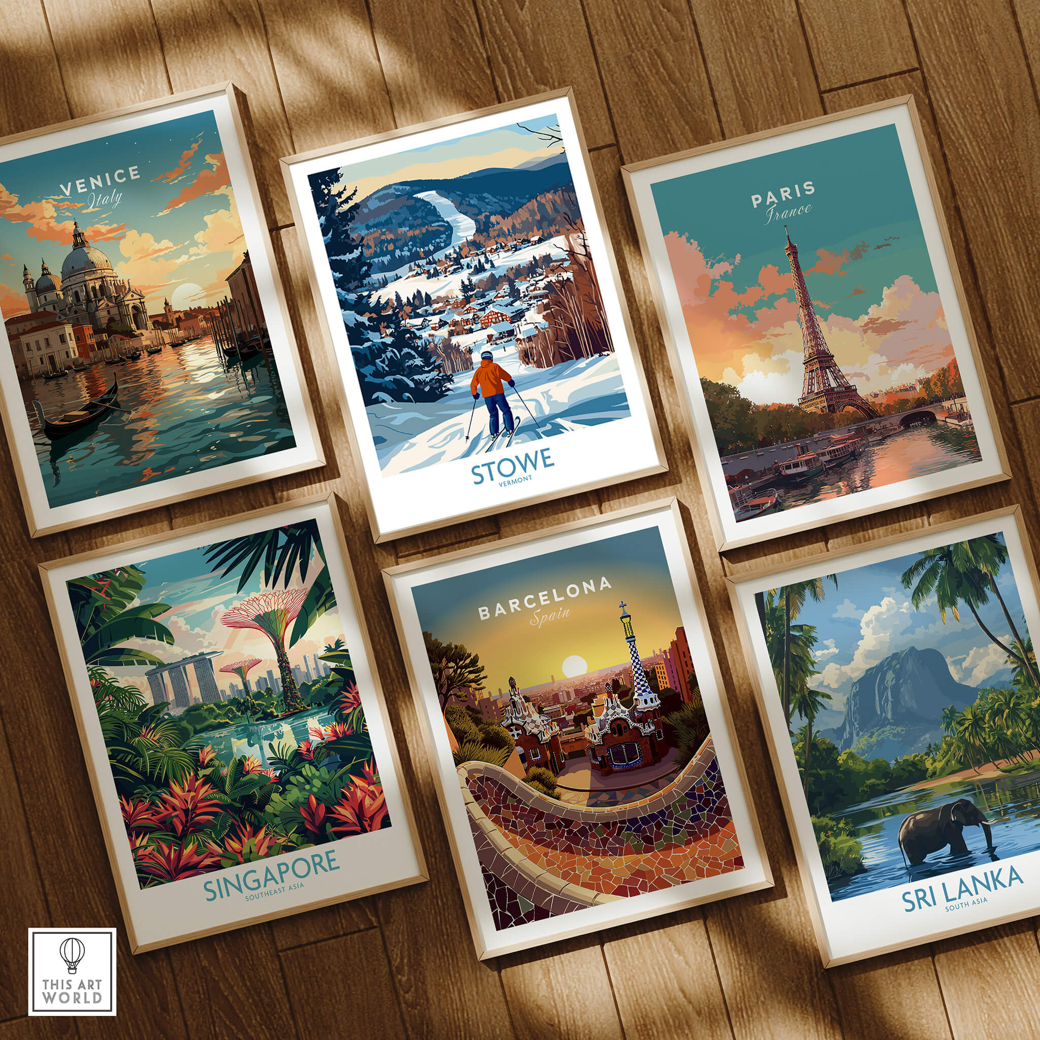 Stowe Vermont Ski Village Art - Mountain View Poster Print featuring Stowe and other global destinations.