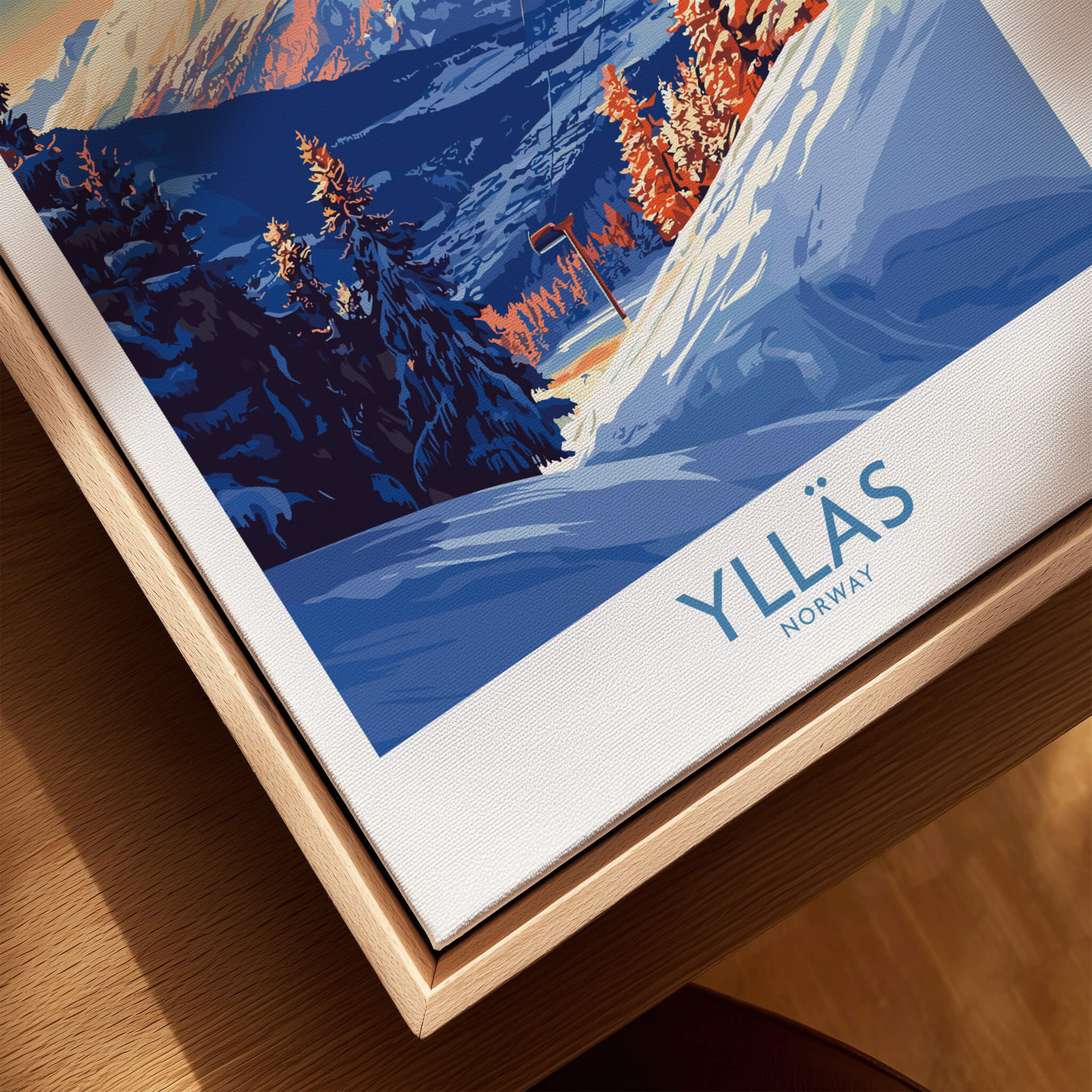 Ylläs Norway Wall Art | Ski Chairlift Landscape Print