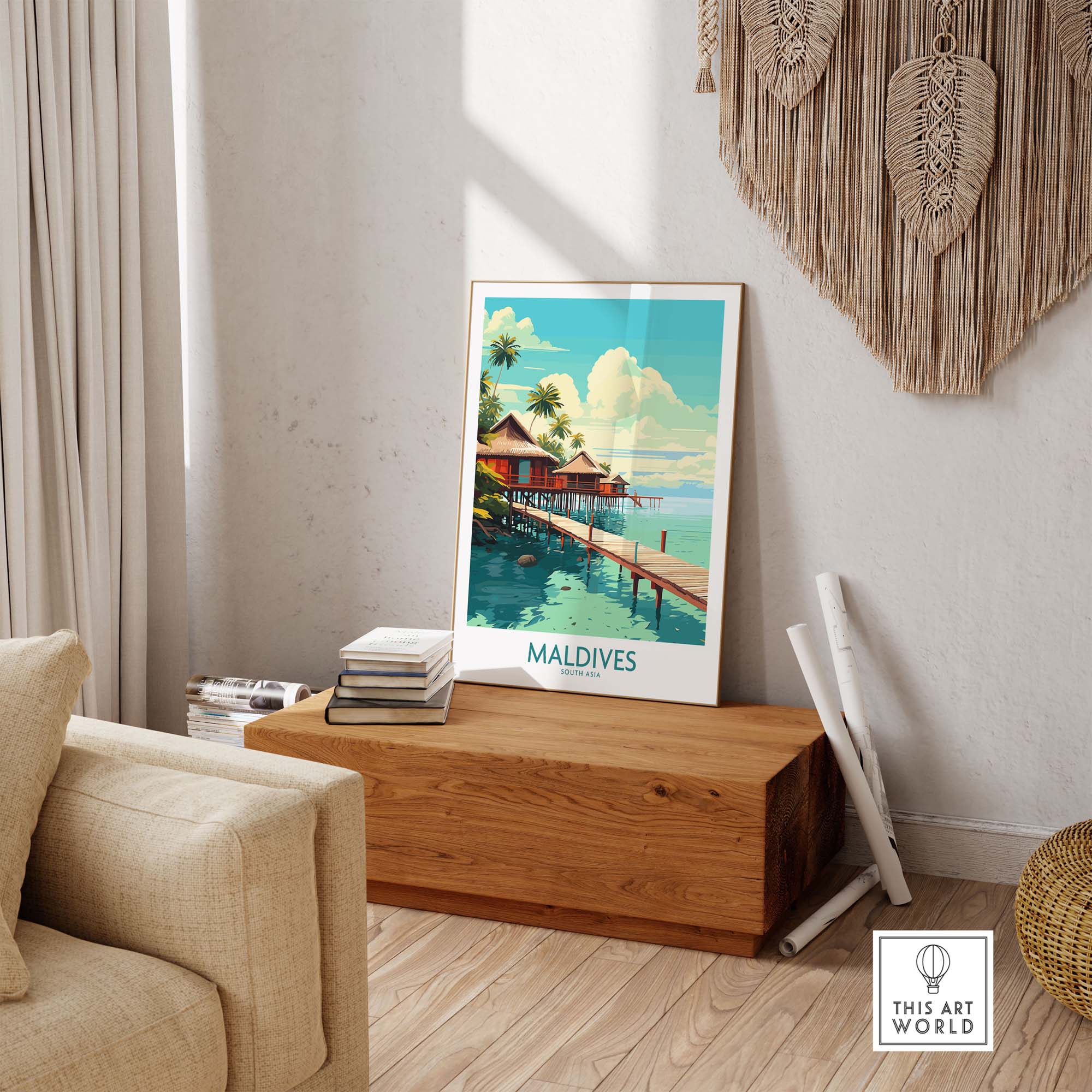 Maldives Wall Art