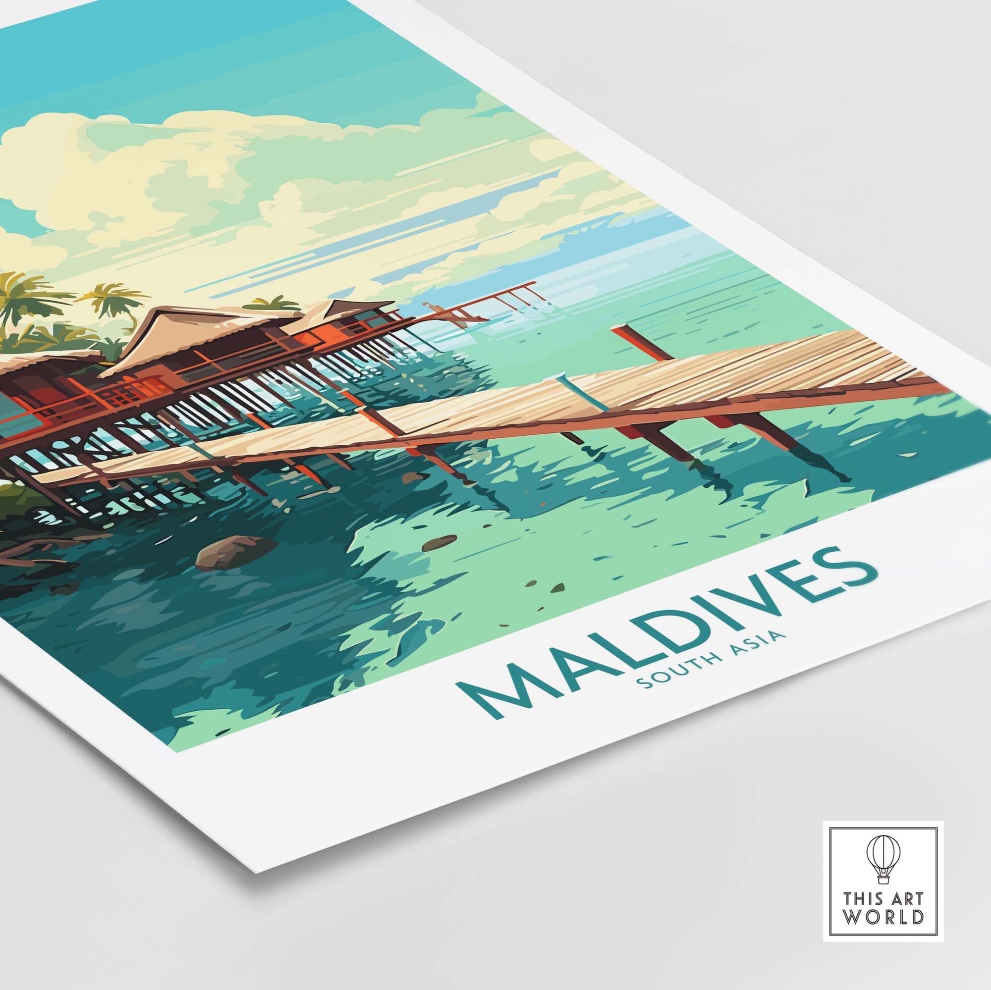 Maldives Wall Art