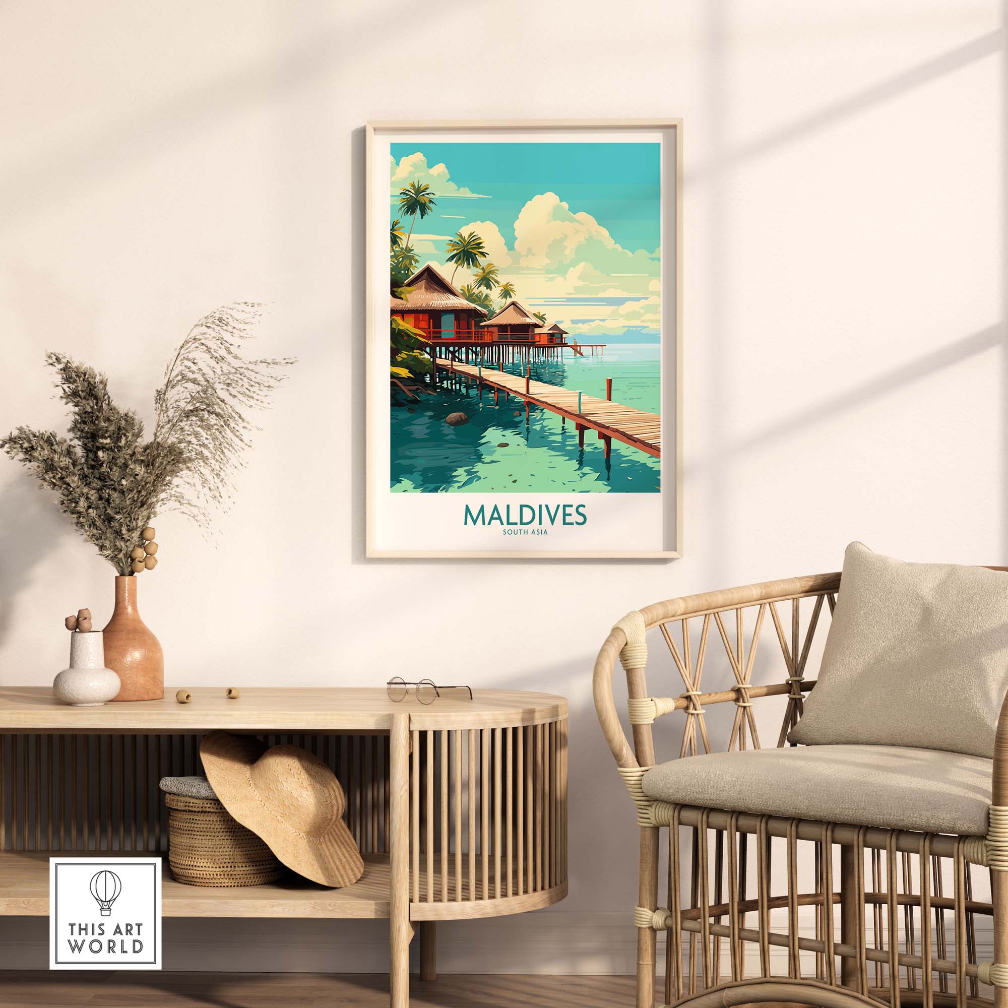 Maldives Wall Art