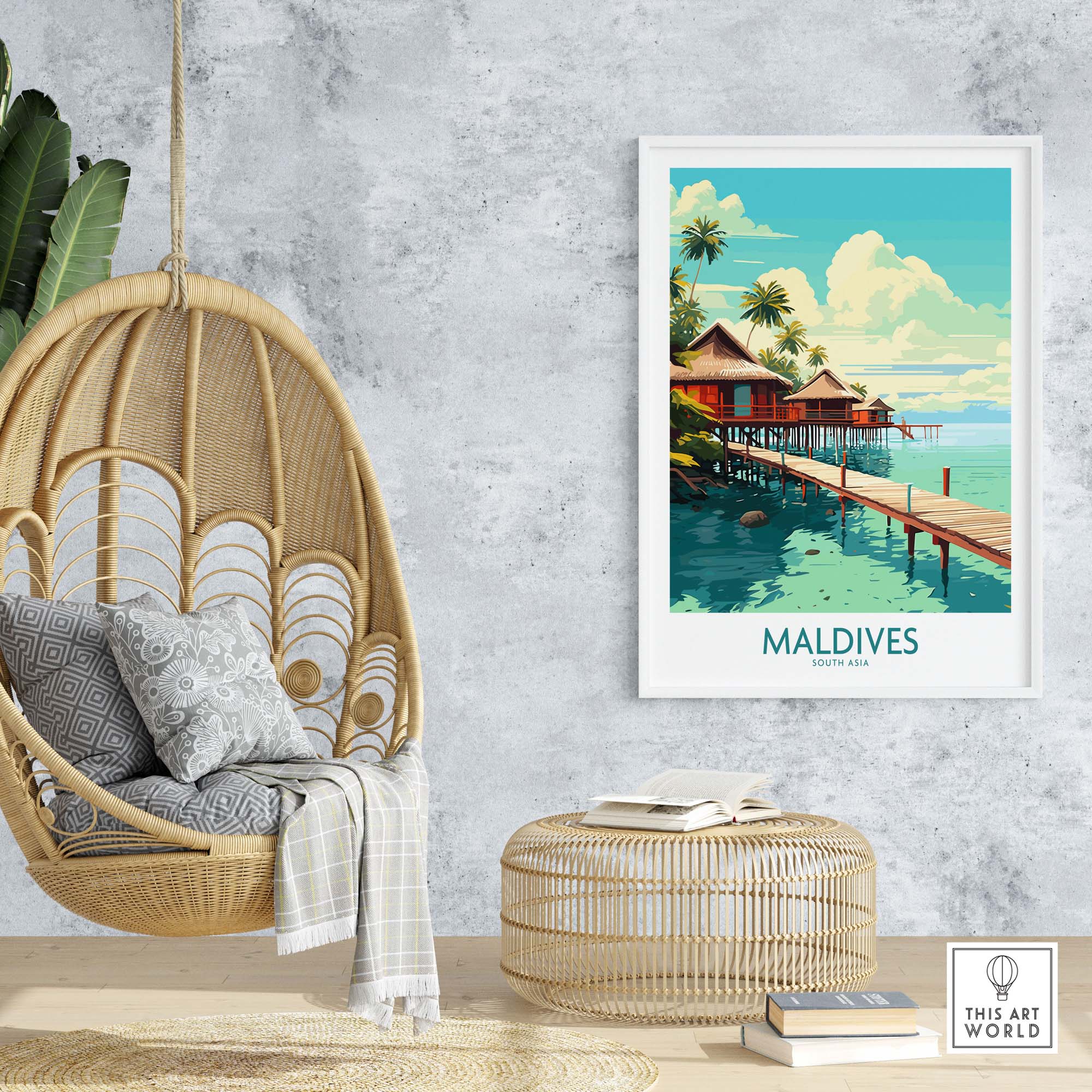 Maldives Wall Art