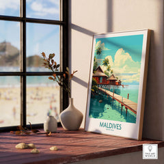 Maldives Wall Art