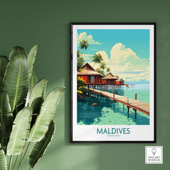 Maldives Wall Art